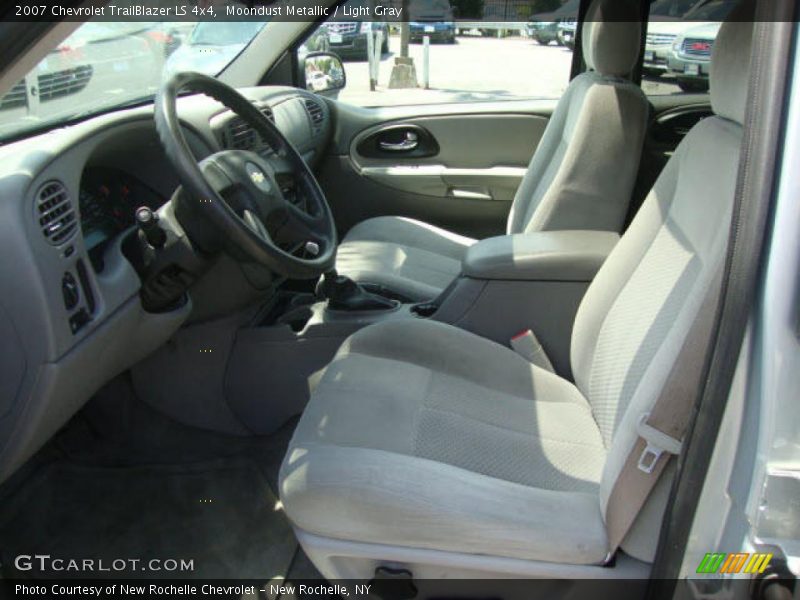 Moondust Metallic / Light Gray 2007 Chevrolet TrailBlazer LS 4x4