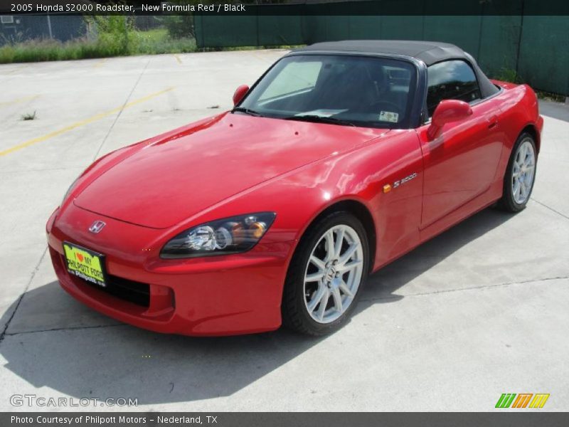 New Formula Red / Black 2005 Honda S2000 Roadster