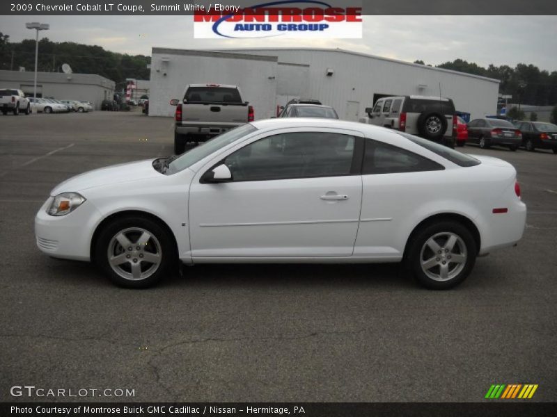 Summit White / Ebony 2009 Chevrolet Cobalt LT Coupe