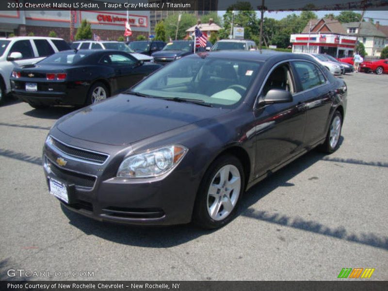 Taupe Gray Metallic / Titanium 2010 Chevrolet Malibu LS Sedan