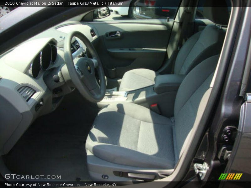 Taupe Gray Metallic / Titanium 2010 Chevrolet Malibu LS Sedan