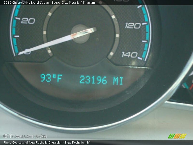 Taupe Gray Metallic / Titanium 2010 Chevrolet Malibu LS Sedan