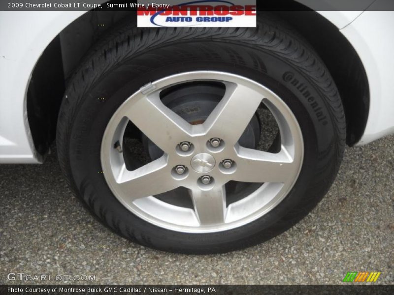 Summit White / Ebony 2009 Chevrolet Cobalt LT Coupe