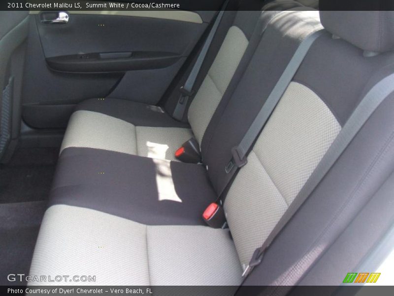 Summit White / Cocoa/Cashmere 2011 Chevrolet Malibu LS