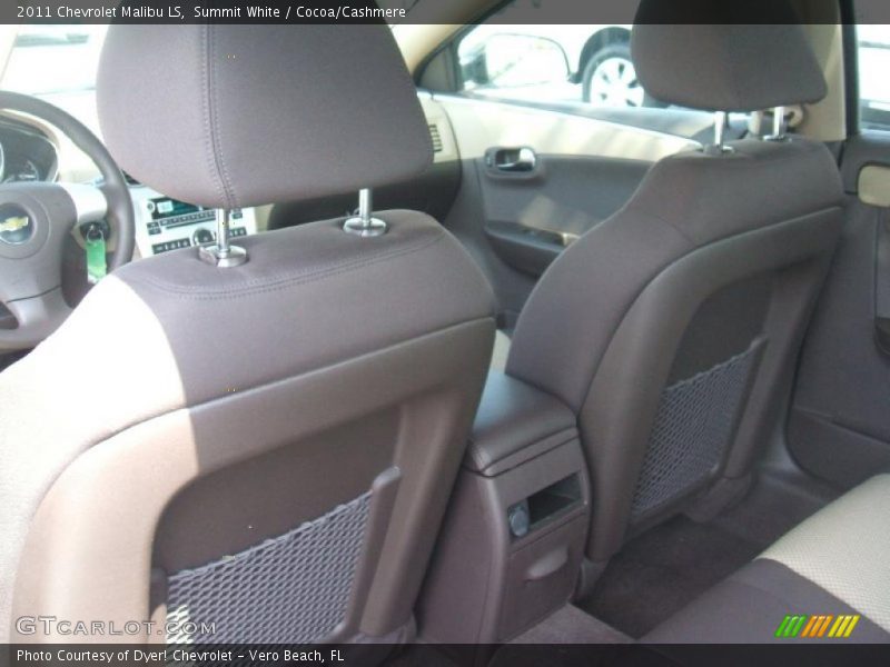 Summit White / Cocoa/Cashmere 2011 Chevrolet Malibu LS