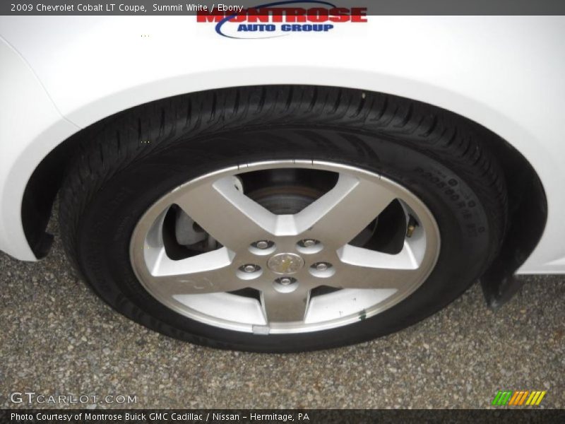 Summit White / Ebony 2009 Chevrolet Cobalt LT Coupe