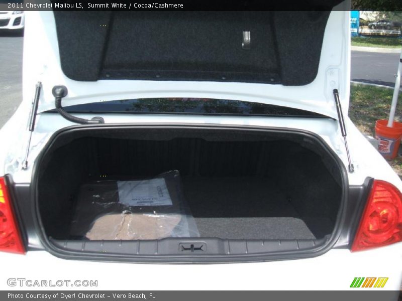 Summit White / Cocoa/Cashmere 2011 Chevrolet Malibu LS