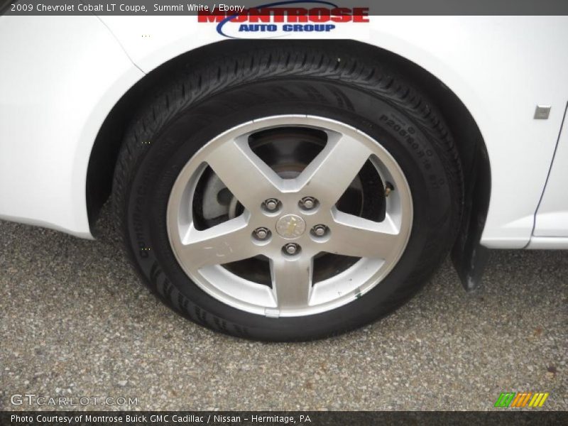 Summit White / Ebony 2009 Chevrolet Cobalt LT Coupe