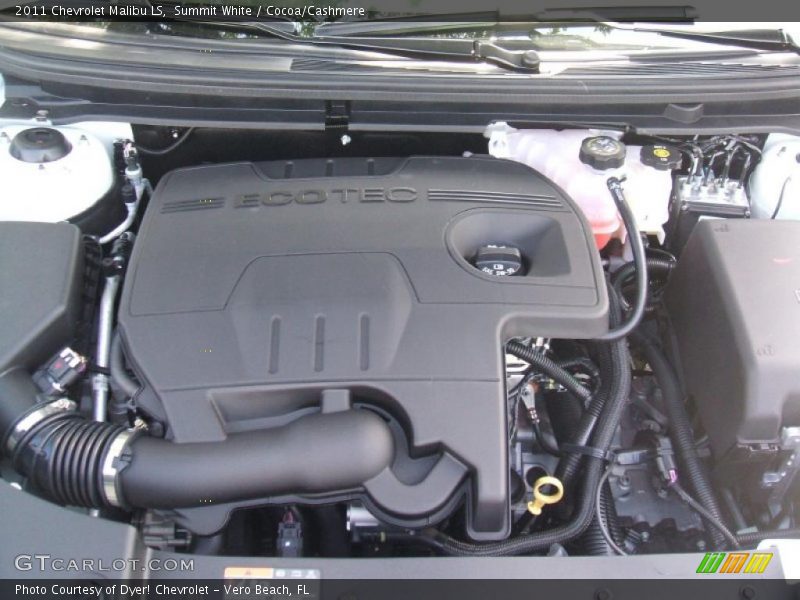 Summit White / Cocoa/Cashmere 2011 Chevrolet Malibu LS