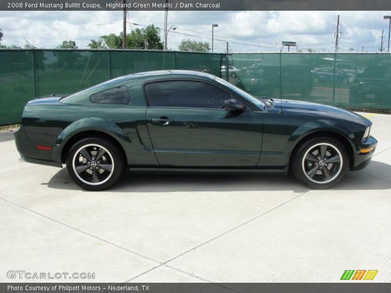 Highland Green Metallic / Dark Charcoal 2008 Ford Mustang Bullitt Coupe