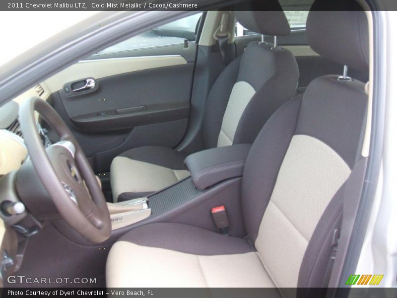 Gold Mist Metallic / Cocoa/Cashmere 2011 Chevrolet Malibu LTZ