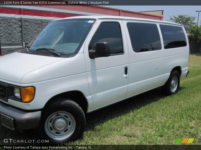 Oxford White / Medium Flint 2004 Ford E Series Van E150 Commercial