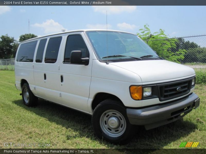 Oxford White / Medium Flint 2004 Ford E Series Van E150 Commercial