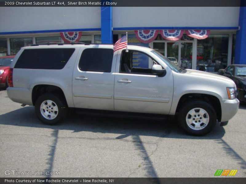 Silver Birch Metallic / Ebony 2009 Chevrolet Suburban LT 4x4