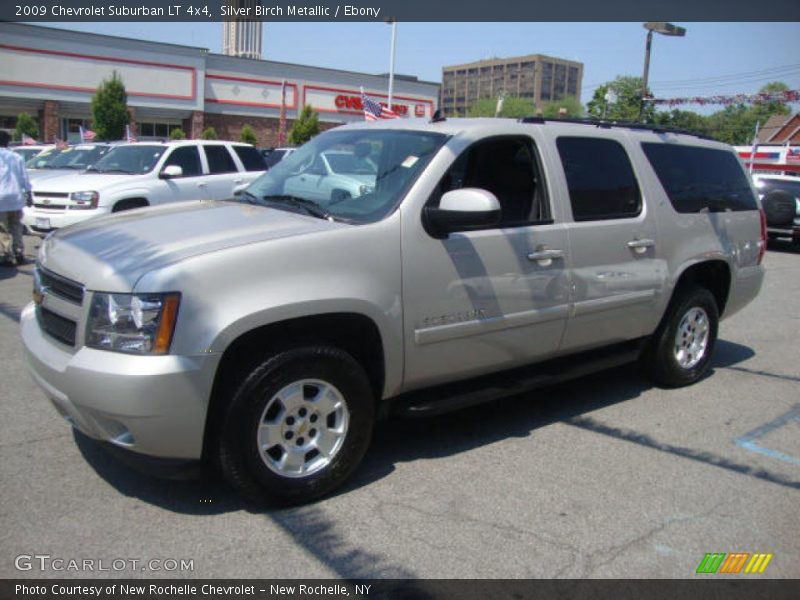 Silver Birch Metallic / Ebony 2009 Chevrolet Suburban LT 4x4