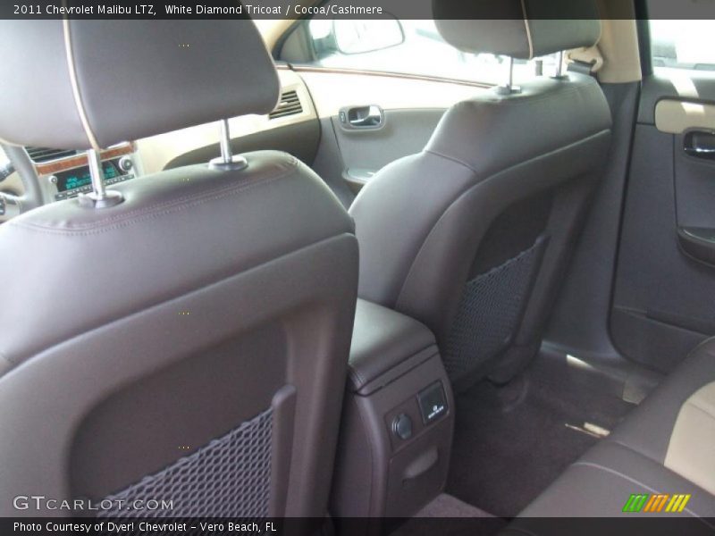 White Diamond Tricoat / Cocoa/Cashmere 2011 Chevrolet Malibu LTZ