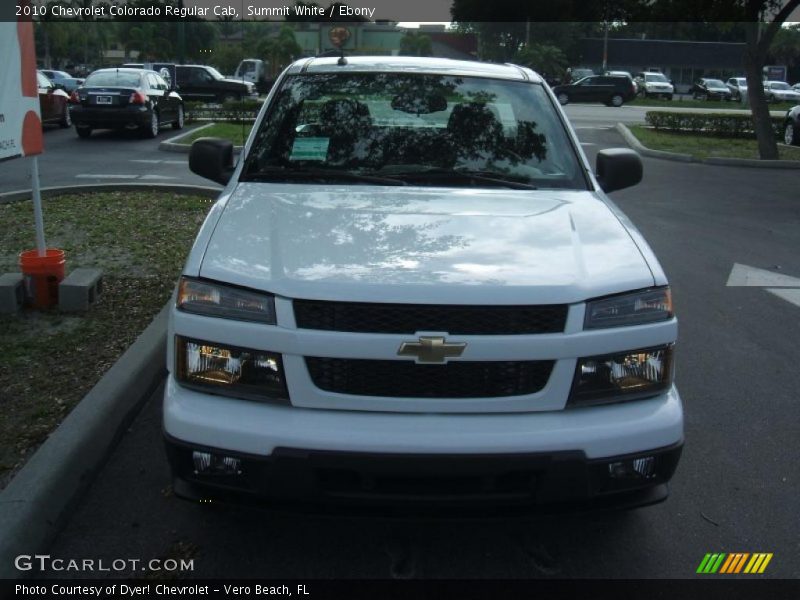 Summit White / Ebony 2010 Chevrolet Colorado Regular Cab
