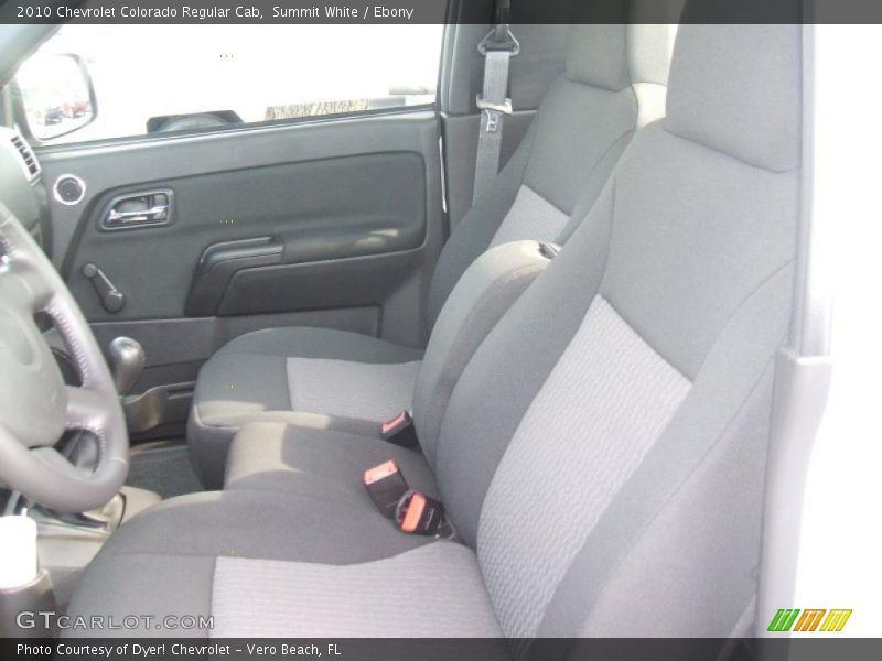 Summit White / Ebony 2010 Chevrolet Colorado Regular Cab