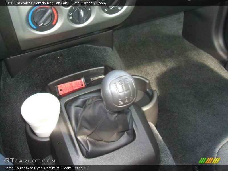 Summit White / Ebony 2010 Chevrolet Colorado Regular Cab