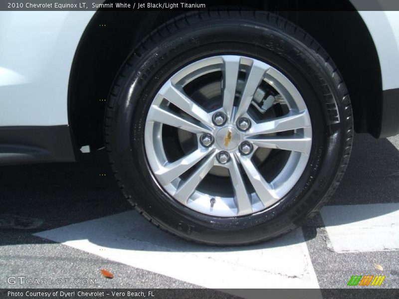 Summit White / Jet Black/Light Titanium 2010 Chevrolet Equinox LT