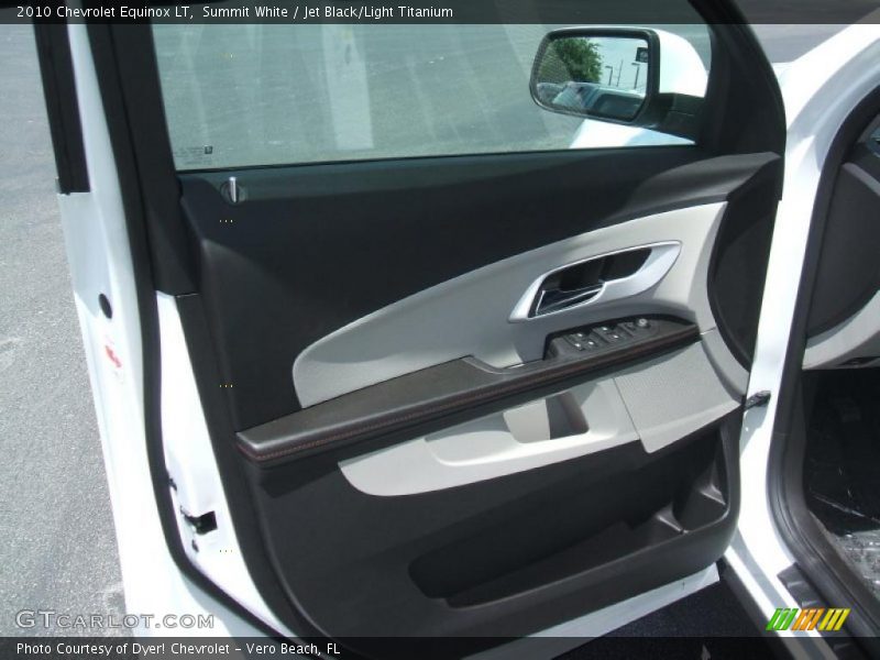 Summit White / Jet Black/Light Titanium 2010 Chevrolet Equinox LT