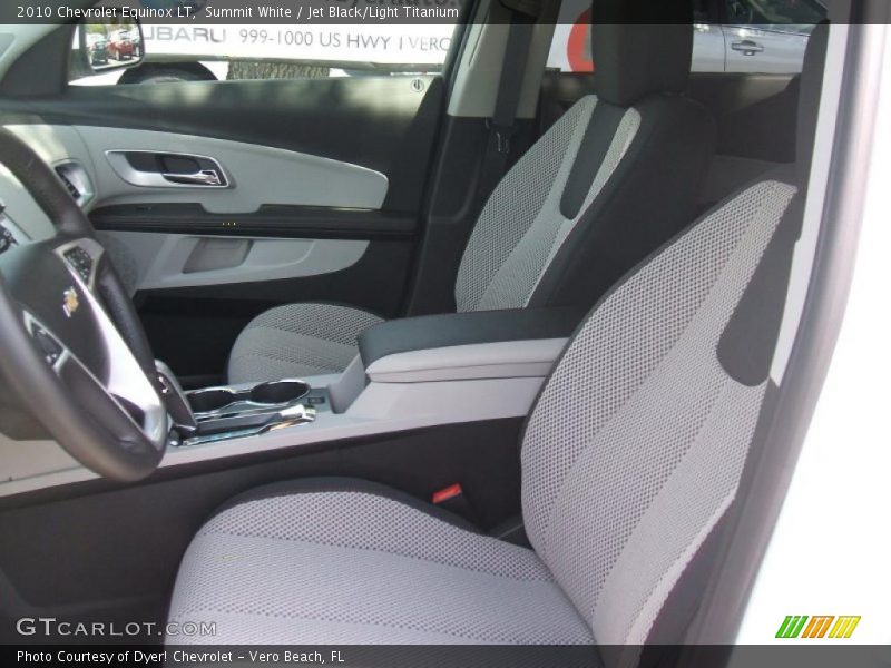 Summit White / Jet Black/Light Titanium 2010 Chevrolet Equinox LT
