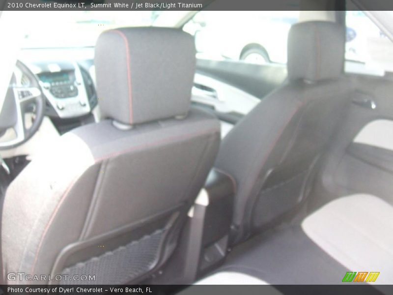 Summit White / Jet Black/Light Titanium 2010 Chevrolet Equinox LT