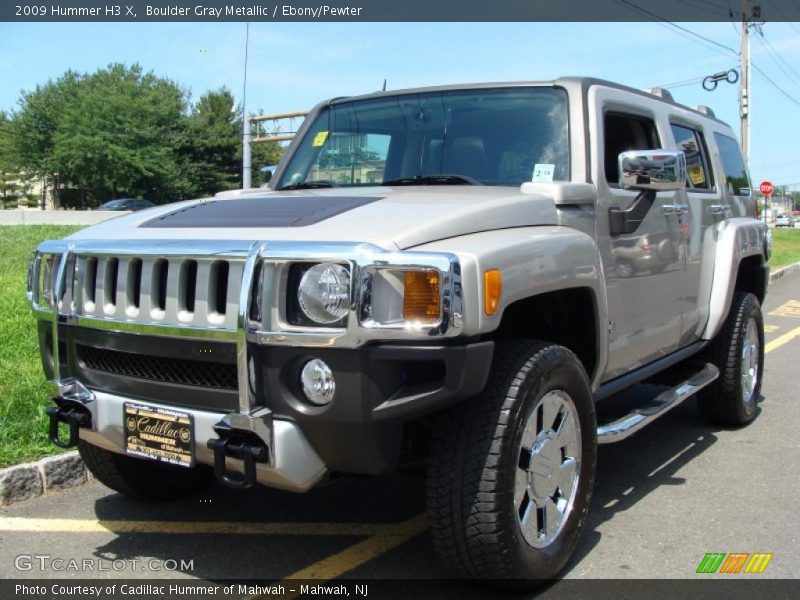 Boulder Gray Metallic / Ebony/Pewter 2009 Hummer H3 X