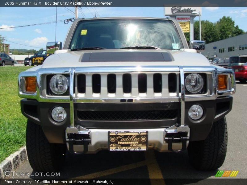 Boulder Gray Metallic / Ebony/Pewter 2009 Hummer H3 X