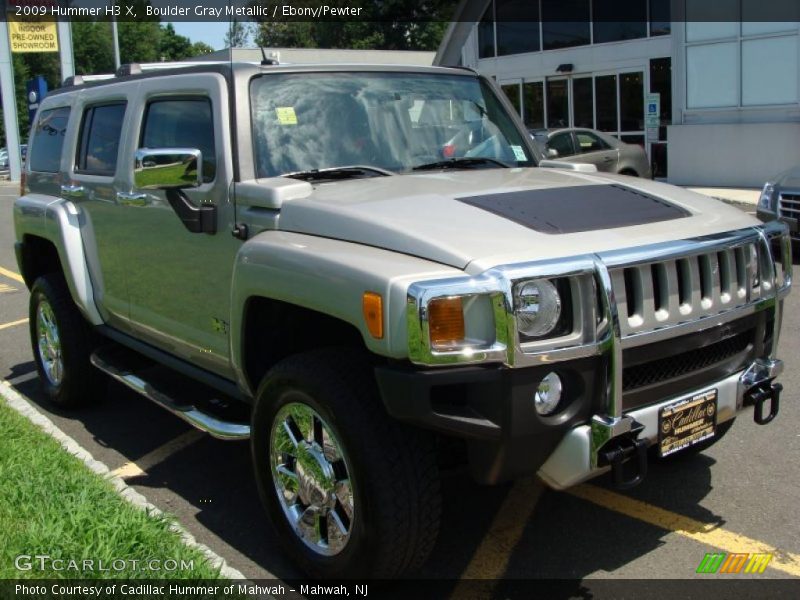 Boulder Gray Metallic / Ebony/Pewter 2009 Hummer H3 X