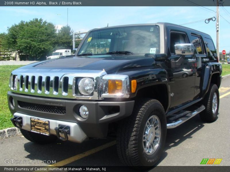 Black / Ebony Black 2008 Hummer H3 Alpha
