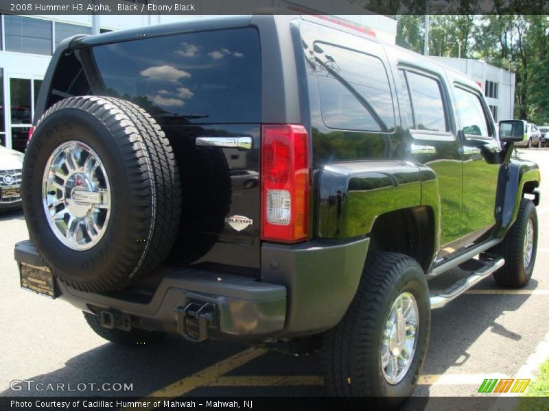 Black / Ebony Black 2008 Hummer H3 Alpha