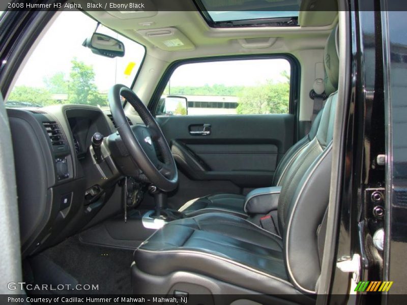 Black / Ebony Black 2008 Hummer H3 Alpha
