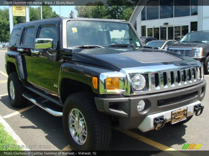 Black / Ebony Black 2008 Hummer H3 Alpha