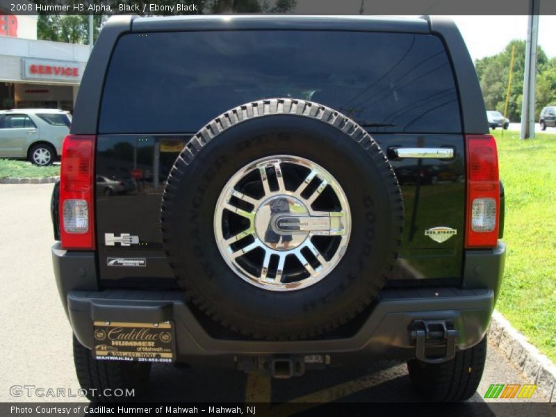 Black / Ebony Black 2008 Hummer H3 Alpha