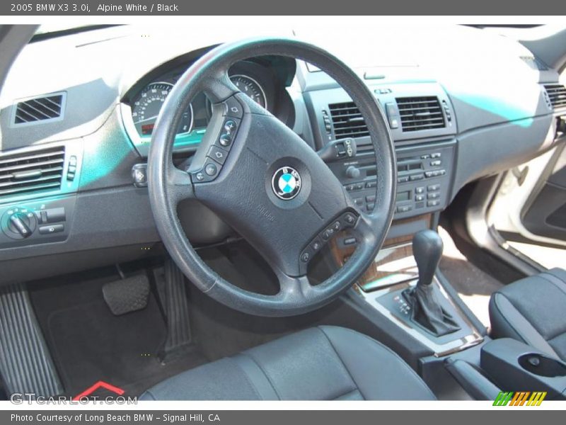 Alpine White / Black 2005 BMW X3 3.0i