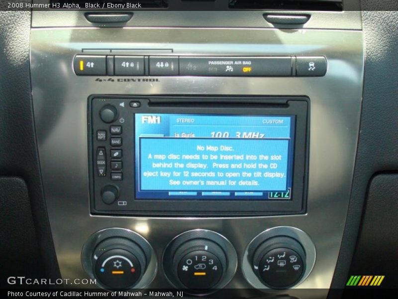 Black / Ebony Black 2008 Hummer H3 Alpha