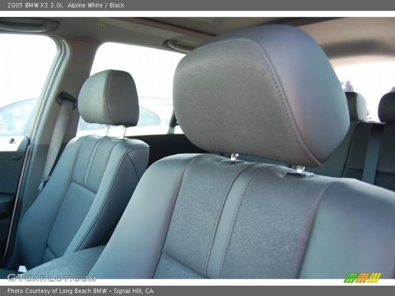 Alpine White / Black 2005 BMW X3 3.0i