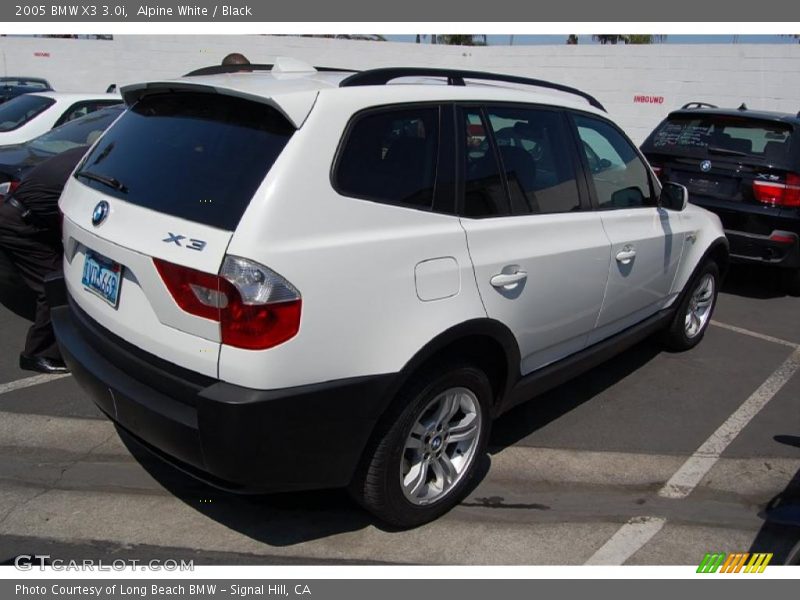 Alpine White / Black 2005 BMW X3 3.0i