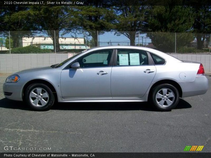 Silver Ice Metallic / Gray 2010 Chevrolet Impala LT