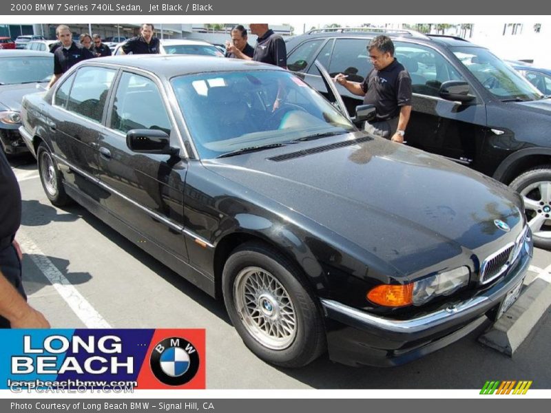 Jet Black / Black 2000 BMW 7 Series 740iL Sedan