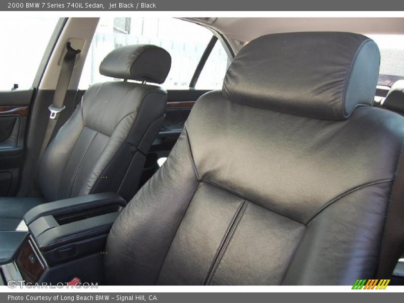 Jet Black / Black 2000 BMW 7 Series 740iL Sedan