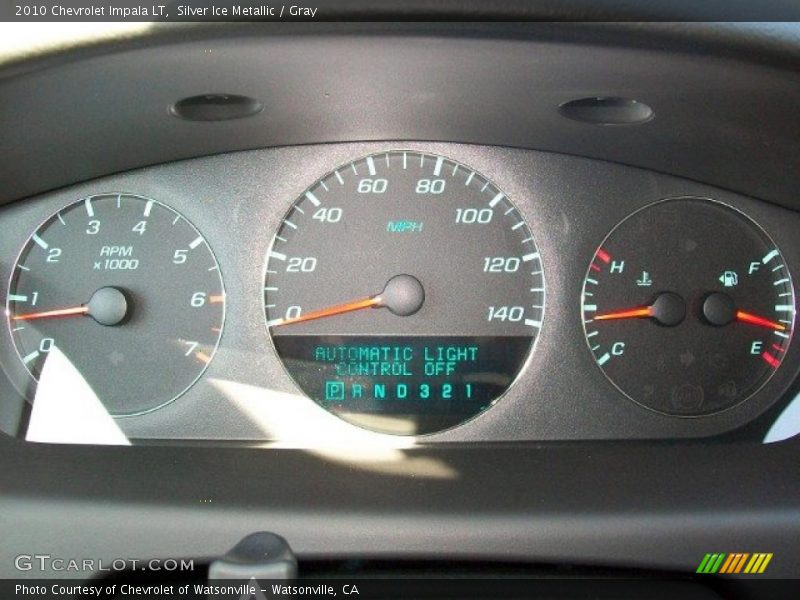 Silver Ice Metallic / Gray 2010 Chevrolet Impala LT