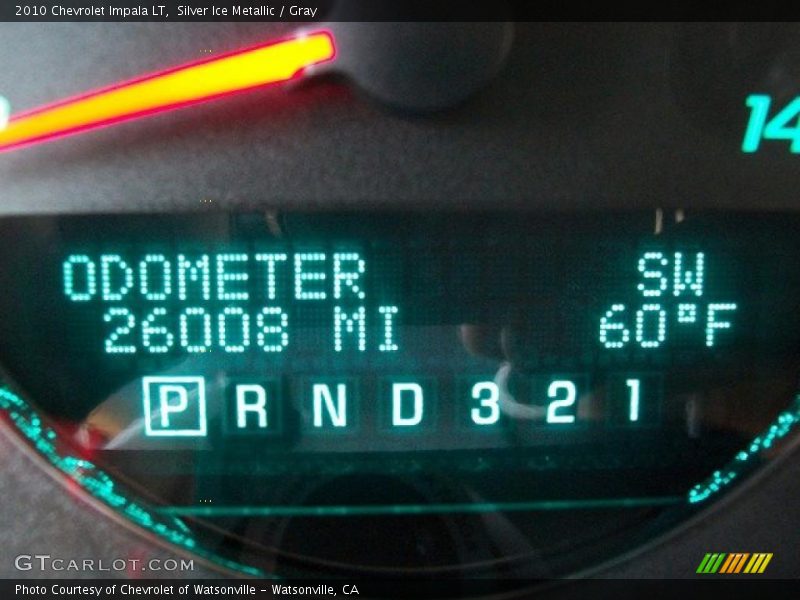 Silver Ice Metallic / Gray 2010 Chevrolet Impala LT