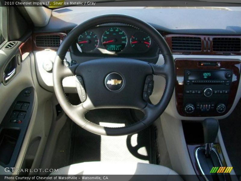 Silver Ice Metallic / Gray 2010 Chevrolet Impala LT