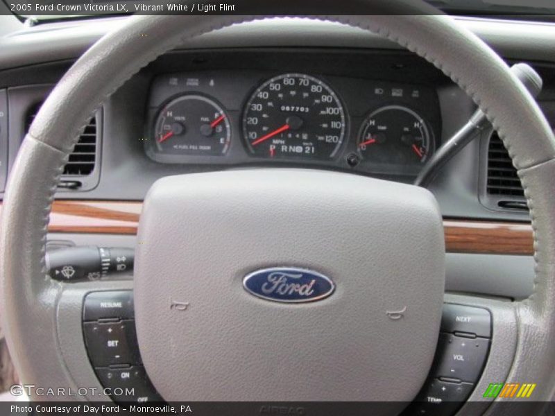 Vibrant White / Light Flint 2005 Ford Crown Victoria LX