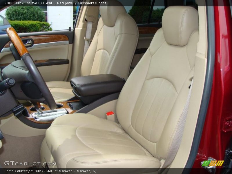 Red Jewel / Cashmere/Cocoa 2008 Buick Enclave CXL AWD