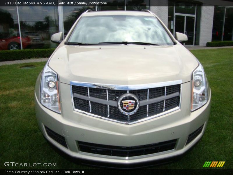 Gold Mist / Shale/Brownstone 2010 Cadillac SRX 4 V6 AWD