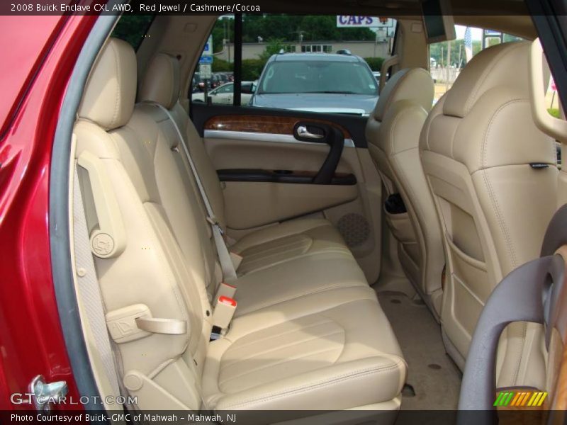Red Jewel / Cashmere/Cocoa 2008 Buick Enclave CXL AWD