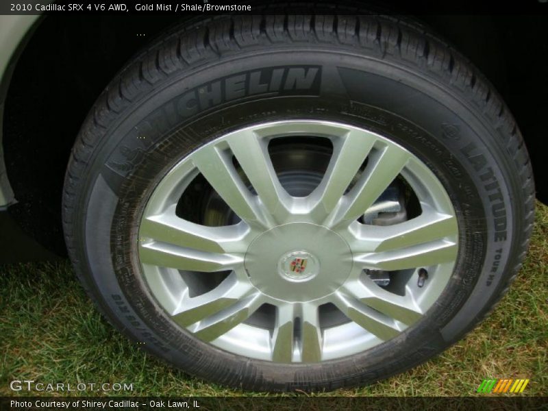 Gold Mist / Shale/Brownstone 2010 Cadillac SRX 4 V6 AWD